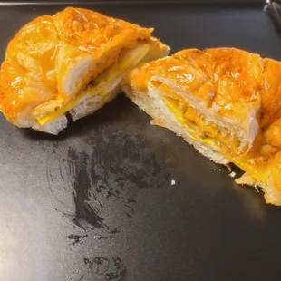 Breakfast Croissant: Bacon and Egg