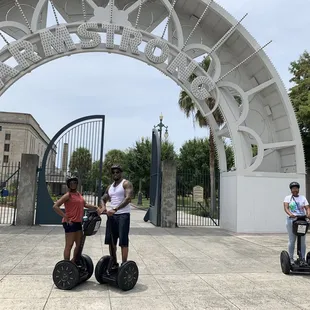 At the Louis Armstrong Park