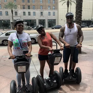 Getting the hang of riding these.