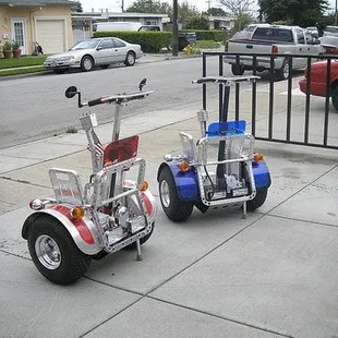 Custom Gen1 Segways from Segway of Oakland and the Segway Junkyard