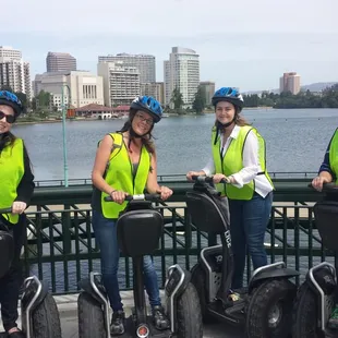Our group on the segway tour around lake Merritt!