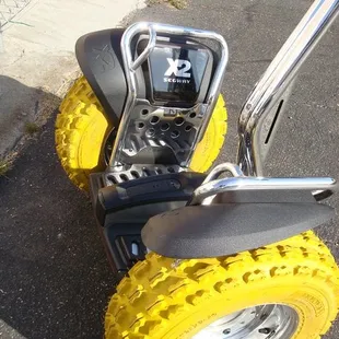 Custom Yellow X2 from the Segway Junkyard