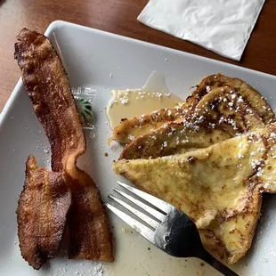 french toast and bacon