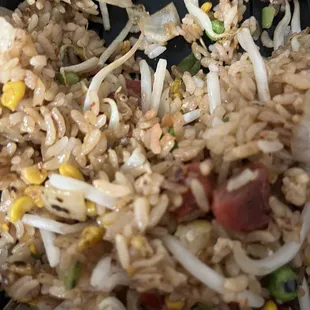 Pork fried rice