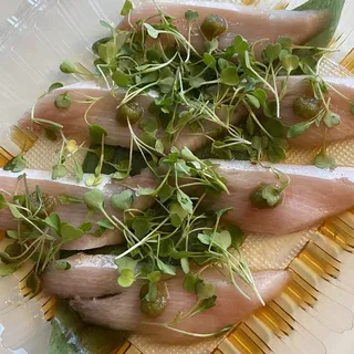 Honey Yuzu Hamachi Sashimi