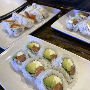 Absolutely wonderful sushi rolls