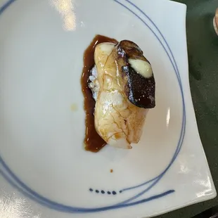 Scallop foie gras, torched