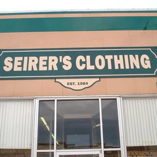 Seirer's Clothing