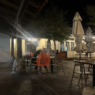 The patio seating at Seis is the best!