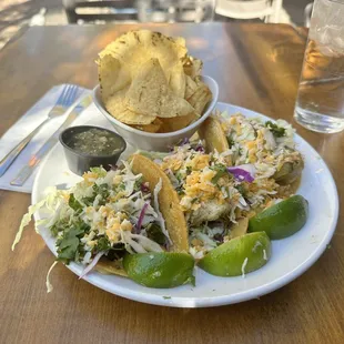 Crispy Avocado &amp; Calabacitas Tacos