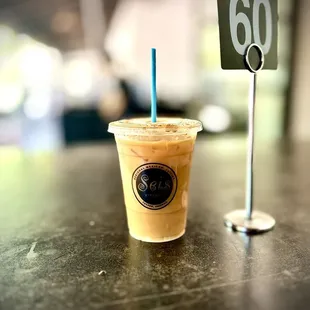Cold brew with horchata.