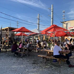Their patio is all rite.