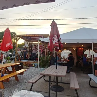 Outdoor seating