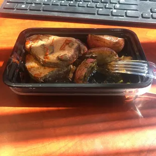 Tri tip with red potatoes