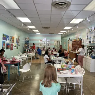 Inside, great place!