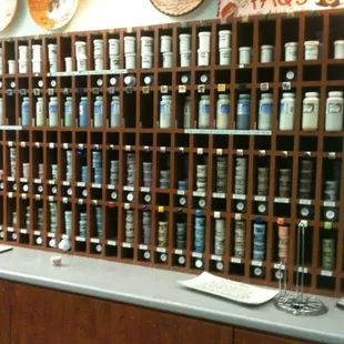 Tons of paint to choose from.