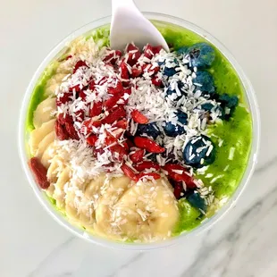 a green smoothie