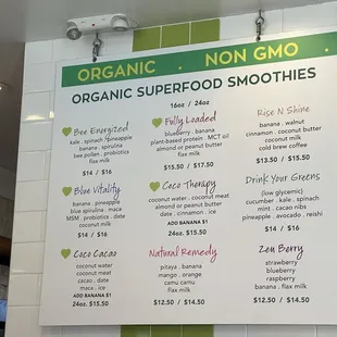 Menu (May 2024)