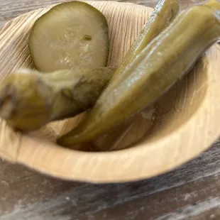 Pickled okra