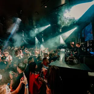 a crowd of people at a concert
