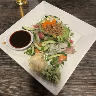 Spicy Mixed Sashimi Salad