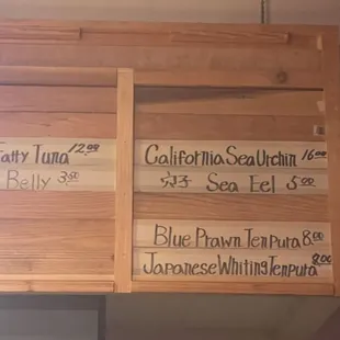 a variety of items on display