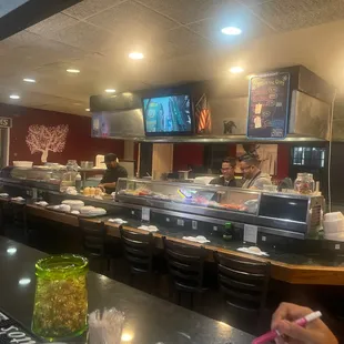 The sushi bar