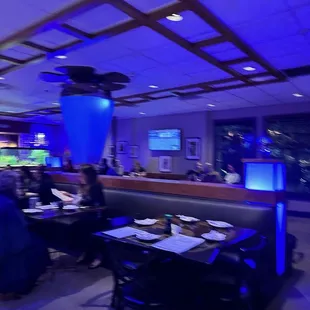 interior, sushi and sashimi