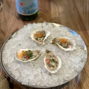 Oysters $4 each (Happy Hour)