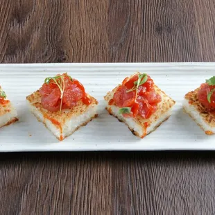 Toasted Rice with Spicy Tuna