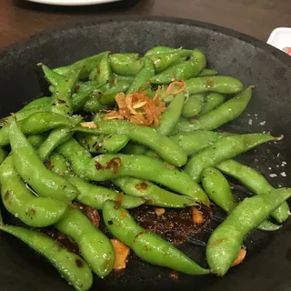Sizzling Edamame