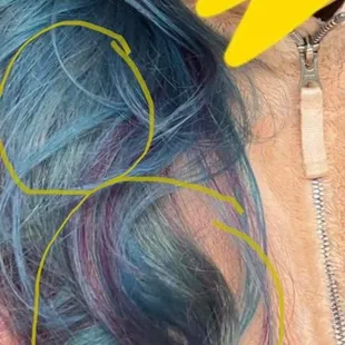 Day I left the salon. Muddy color- horrible job.