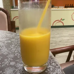 Mango drink.