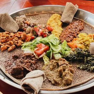 Selam Meat and Veggie Combination Special