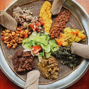 Selam Meat and Veggie Combination Special