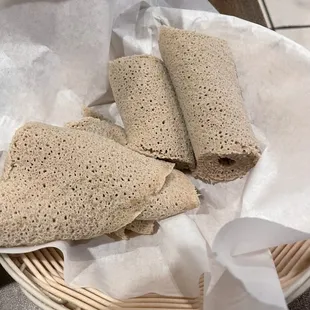 Injera on the side
