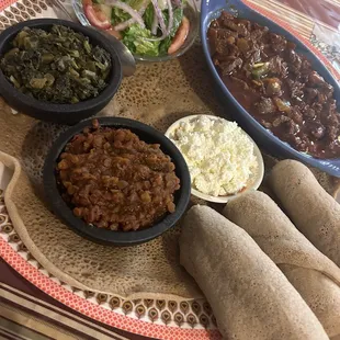 Beef tibs and veggies
