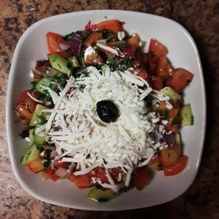 Shepherd salad small with cheese