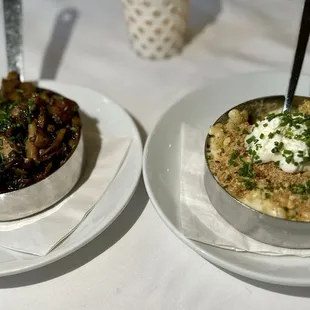 Mushrooms + Mac &amp; Cheese