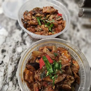 Saksuka- came in two containers