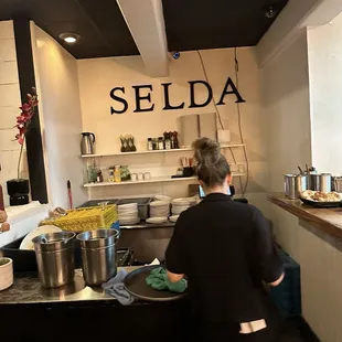 interior, sushi and sashimi