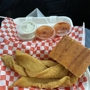 Basa fish basket!! Delicious!!