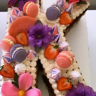 a decorated letter k