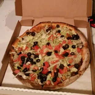 a pizza in a box