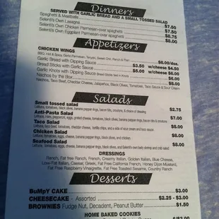 Menu - page 4