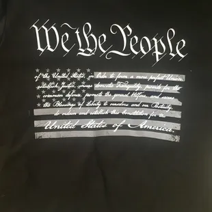 T-Shirt and Hoodies - We The People - US Constitution Preamble