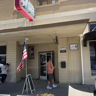 Entrance next to Striper