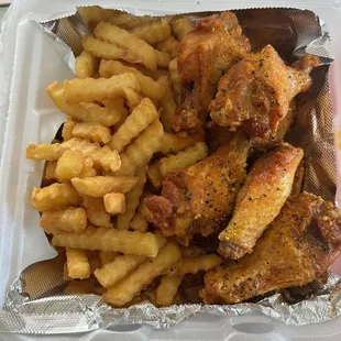 Mild lemon pepper mix wings