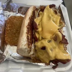Sausage Egg and Cheese Sub
