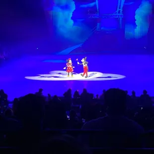 Mickey's got the moves! No wonder they've been together so long.